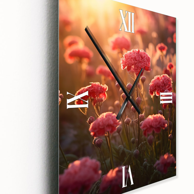 Horloge murale rétro avec œillets II, Médium