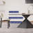 Very simple white matte rectangular rock table set-108953840