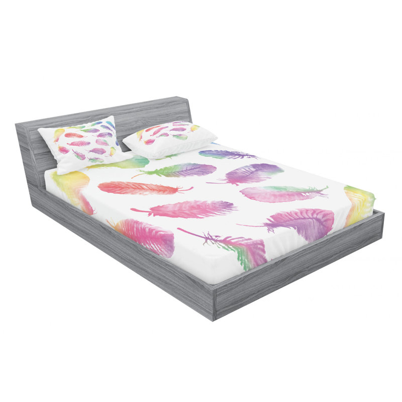 Microfiber Sheet Set, Full Sheet Set with Fitted Sheet