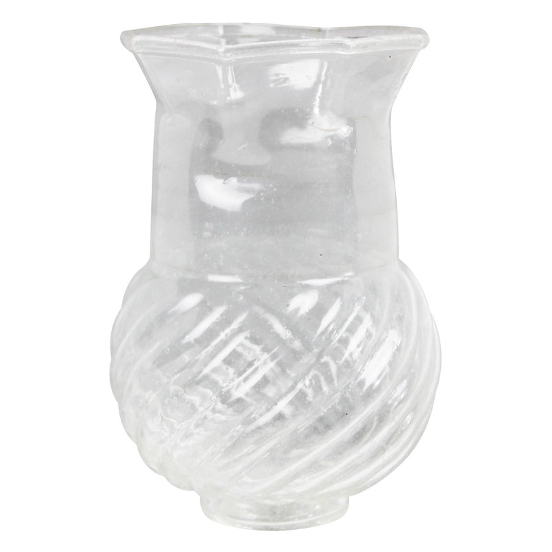 Seeded Glass Vase - Sphere With Neck