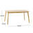 Armgart 5-Piece Rubberwood Dining Set with Upholstered Chairs-1301156413-1301156411