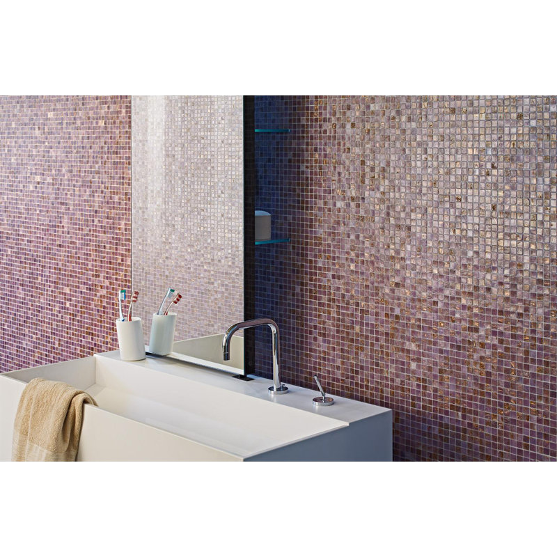 Zaire 5/8" x 5/8" Glass Mosaic