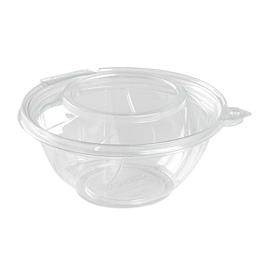 Restaurantware-Tamper Tek 24 Ounce Round Bowls, 100 Durable Salad To-Go ...