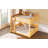 Queen Over Queen Bunk Bed With Storage Shelves And USB Ports-1216488240