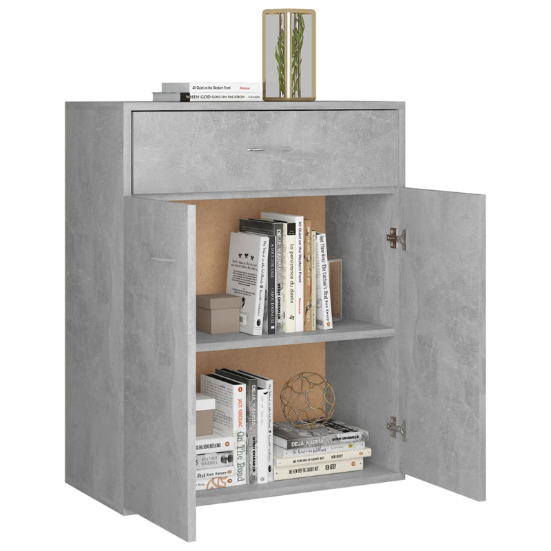 Abraar 60cm Sideboard, Concrete Grey