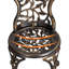 color  All Weather Table Set Antique Aluminium Bistro Dining Set-579865822