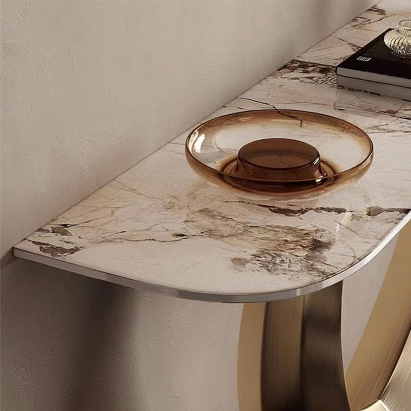 Console Modern Minimalist Luxury Art, H 33,46 po x l 62,99 po x P 13,78 po