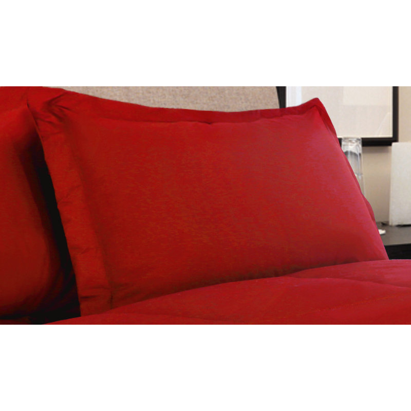 Sham Set, Standard, Scarlet