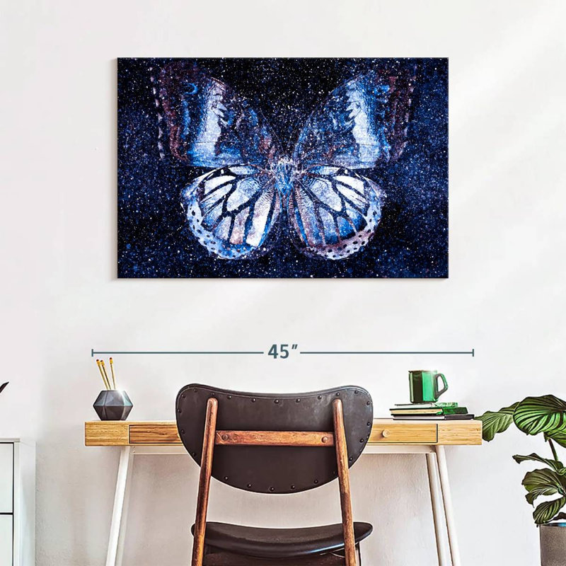 Cosmic Butterfly, 26" H x 39" W