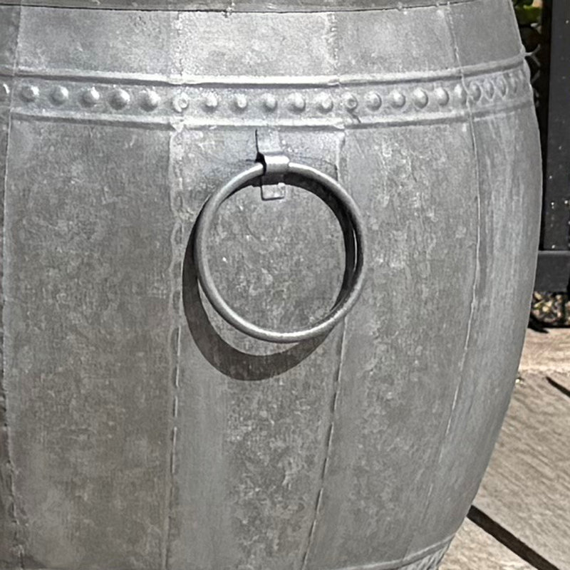 Pot à fleurs cuivré