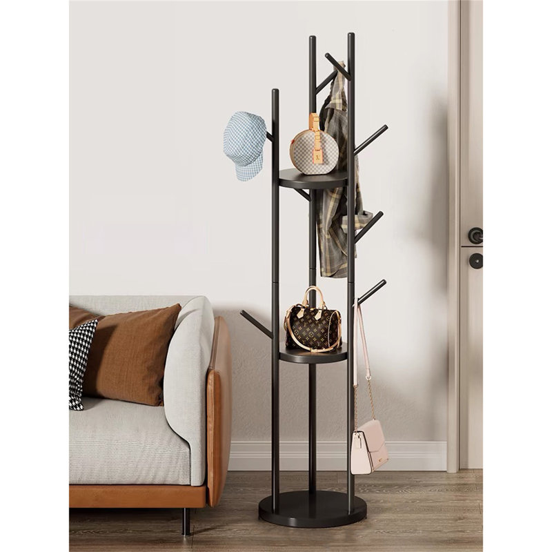 Portant à vêtements pour la maison, Noir