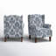 Fauteuil d'appoint à oreilles Anndi-88110346