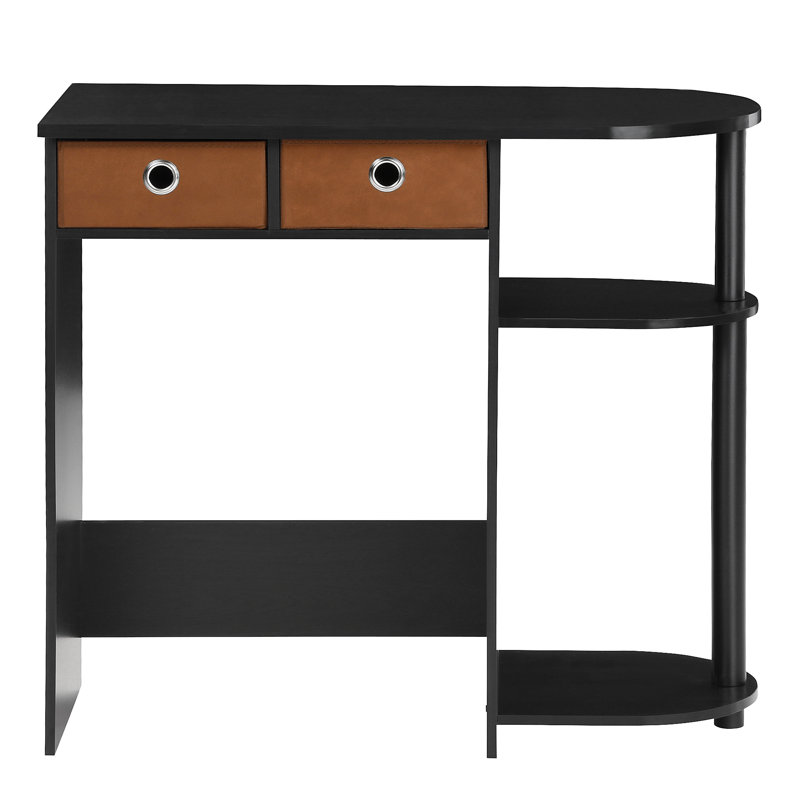 Julia Peninsula Home Laptop Notebook Computer Desk/Table, Espresso