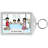 Personalized Name That Toon Tub Time with 1 Child Rhinestone Bordered Key Chain-106949125