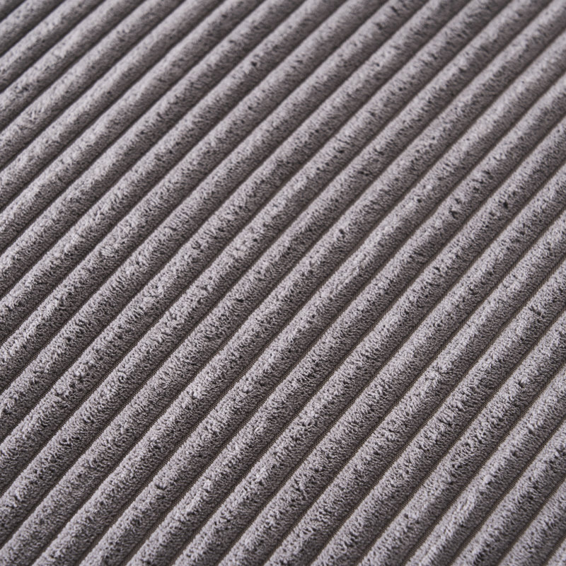 Canapé modulaire gris désossé en forme de nuage, méridienne moderne en U de 113 po avec méridienne, tissu en velours côtelé de luxe, conception en mousse complète, sans assemblage, dossier à 3 places et coussins décoratifs, méridienne, fauteuils,