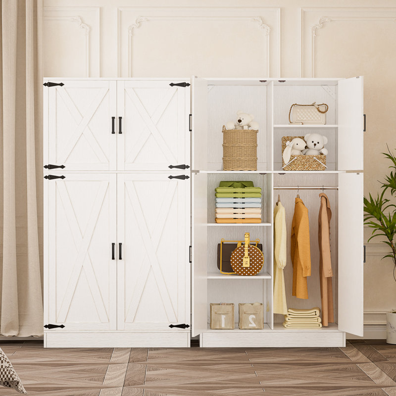 Armoire 70,9 po H, Blanc