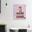 Joli bébé lapin sur les serviettes de bain, bulles de savon par Lucia Heffernan - impression-1649854017-1649854018