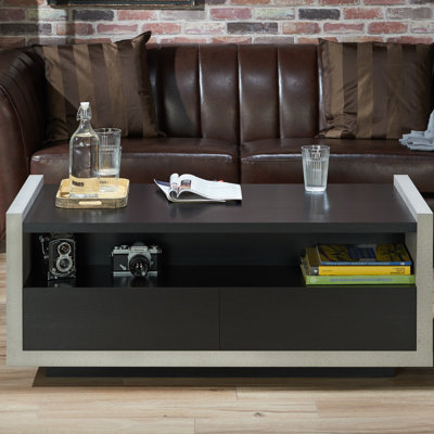 Solid Coffee Table with Storage