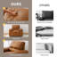 Fauteuil en similicuir 43 po 
