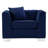 Gagnon Contemporary Chair in Velvet and Brushed Stainless Steel Legs-44585798