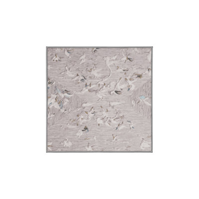 Tapis gris lavable à la machine