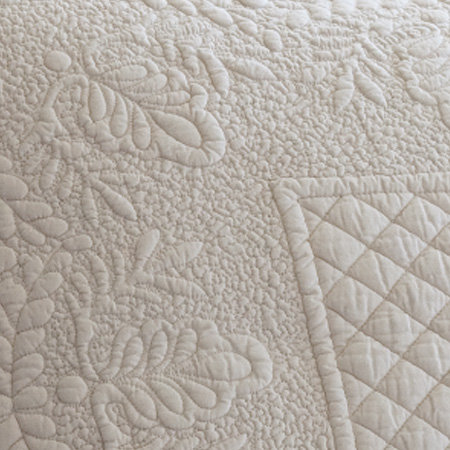 Abigail Single Quilt, King Quilt, White