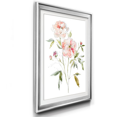 Carnet de croquis Cottage Rose I - Cadre photo, reproduction d'art sur papier