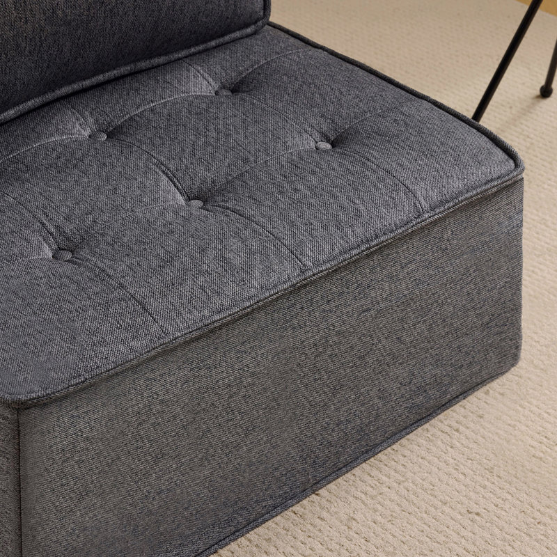 Le canapé Linen, Gris foncé