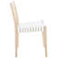 Chaise d'appoint en bois massif Cosme-453435672