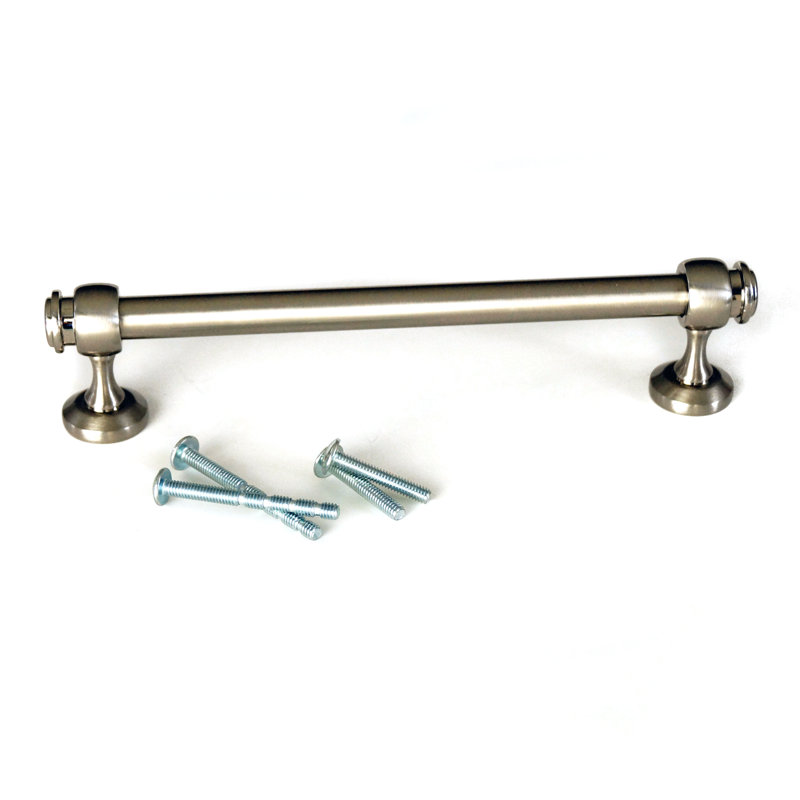 Poignée d'électroménager 6 po Milano, Nickel satiné brossé, 6"