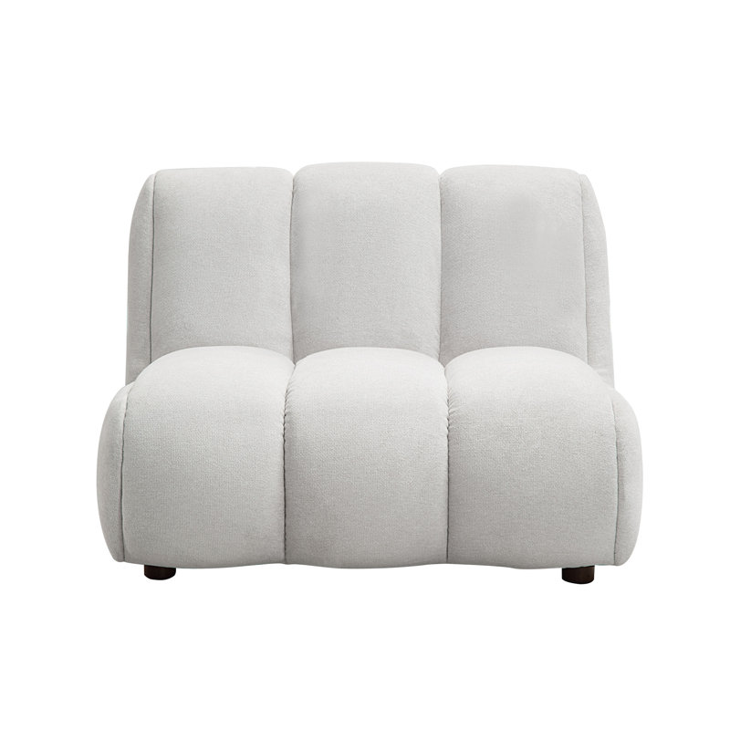 Chaise en lin blanc ivoire Manilla