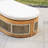 Elijah Acacia Reclining Outdoor Chaise Lounge With Cushions