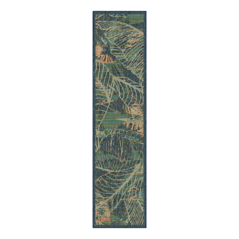 Torrence Floral Machine Woven Area Rug , Runner 2' x 7'10"