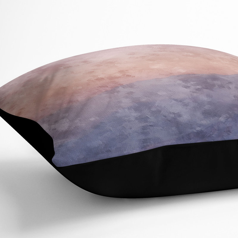 Square Throw Cushion, 55cm H x 55cm W x 20cm D, Black