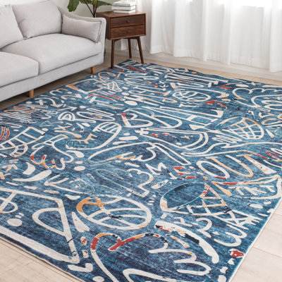 Tapis tissé à la machine Sportsglyphs Basketball
