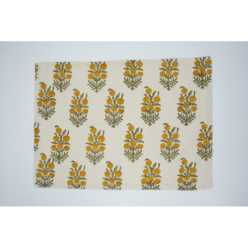  Napperon en coton de 13 po x 19 po Hajara