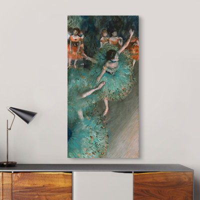 Dancers by Edgar Degas - Wrapped Canvas Print