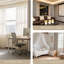 Faux Linen Blackout Curtain Panel Pair