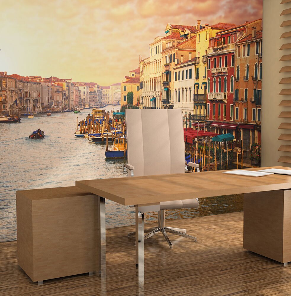 Tapete Venice - the Colourful City on Water 1,54 m x 200 cm