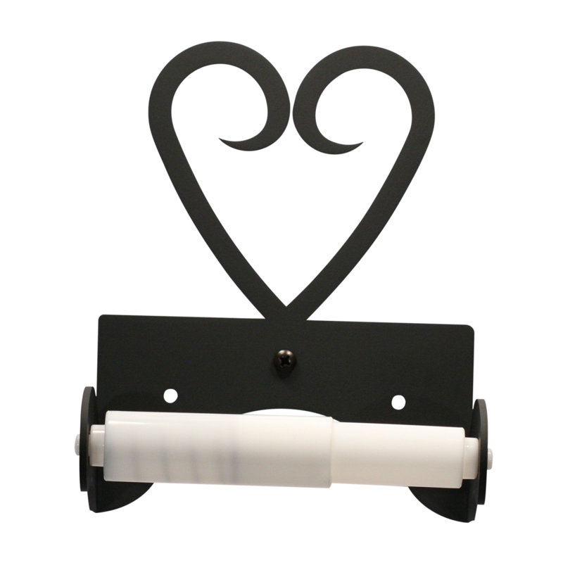 Heart Wall Mount Toilet Paper Holder