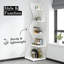 183 cm H x 50 cm W Corner Bookcase