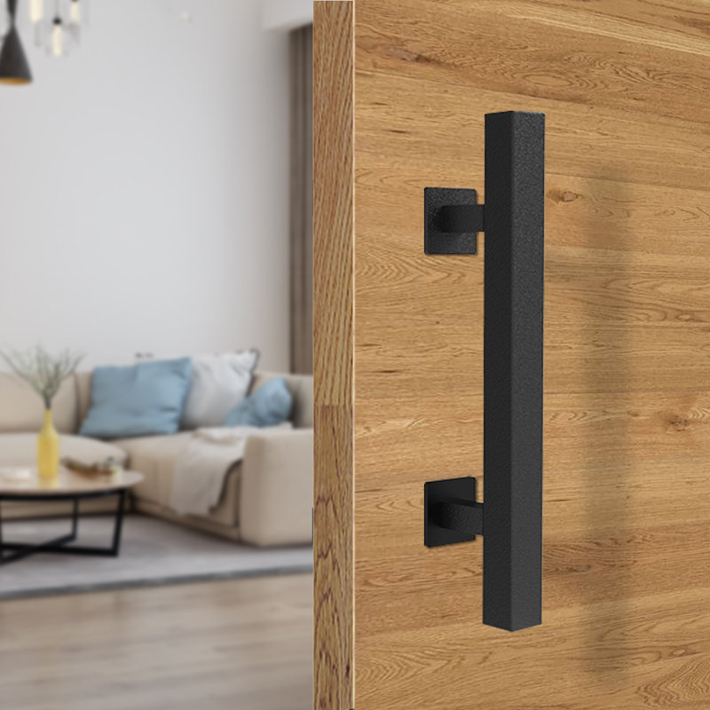 Poignée de porte carrée