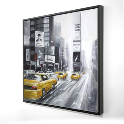«Times Square and Yellow Taxis»