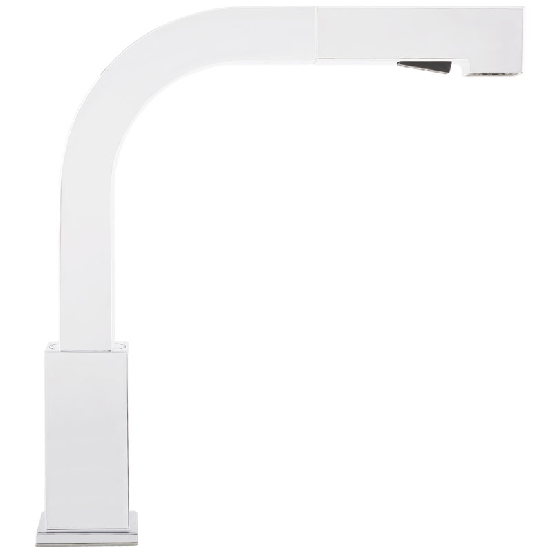 Arkitek Polished Chrome Single Handle Pull-Out Kitchen Faucet