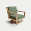 Solerno Heated Swivel Chair — Dove-739103911