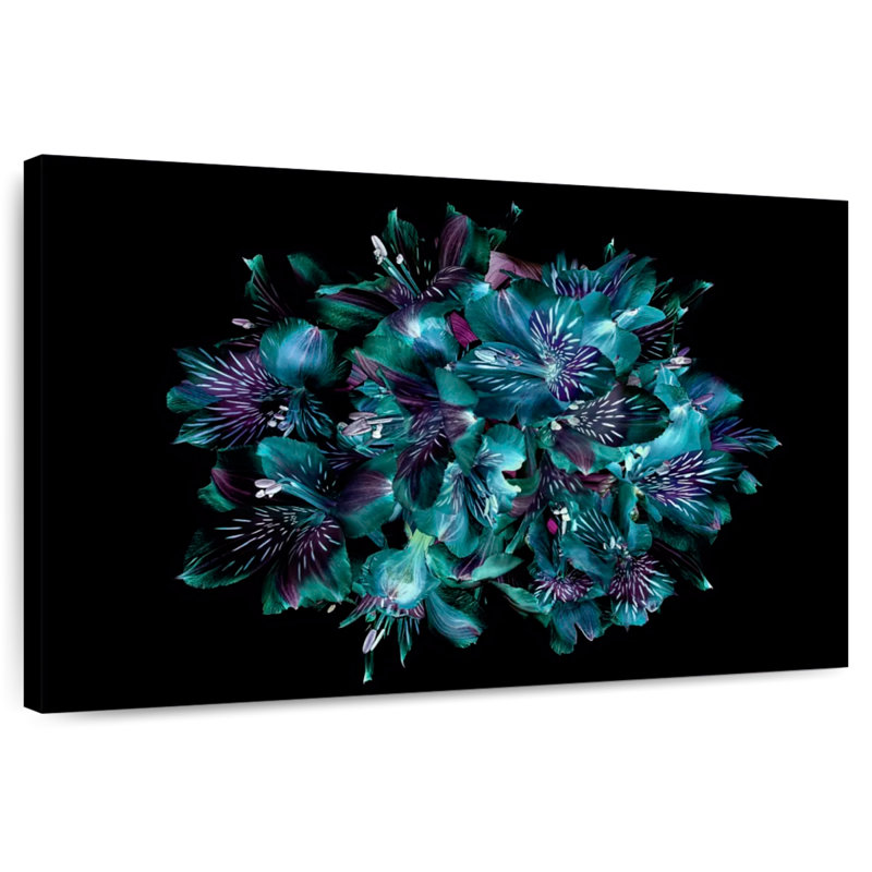 Fleurs de lys bleu péruvien Harnek, H 20 po x l 30 po