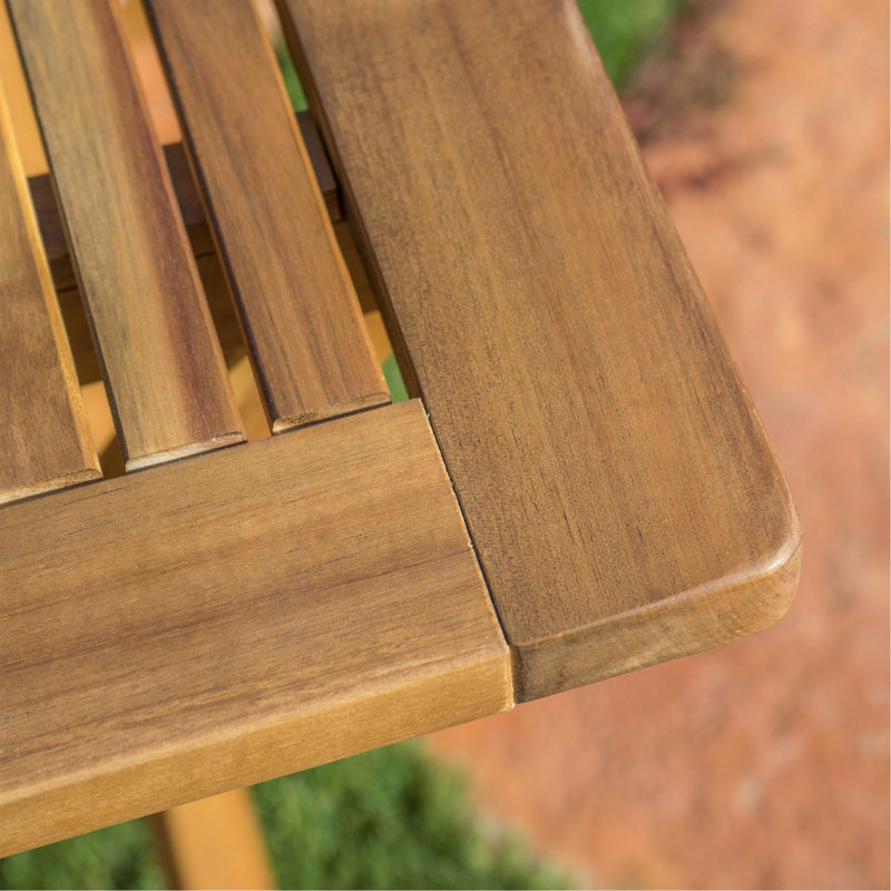 Table pliable Positano 43,5 po, Naturel