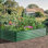  Lit de jardin surélevé en métal vert