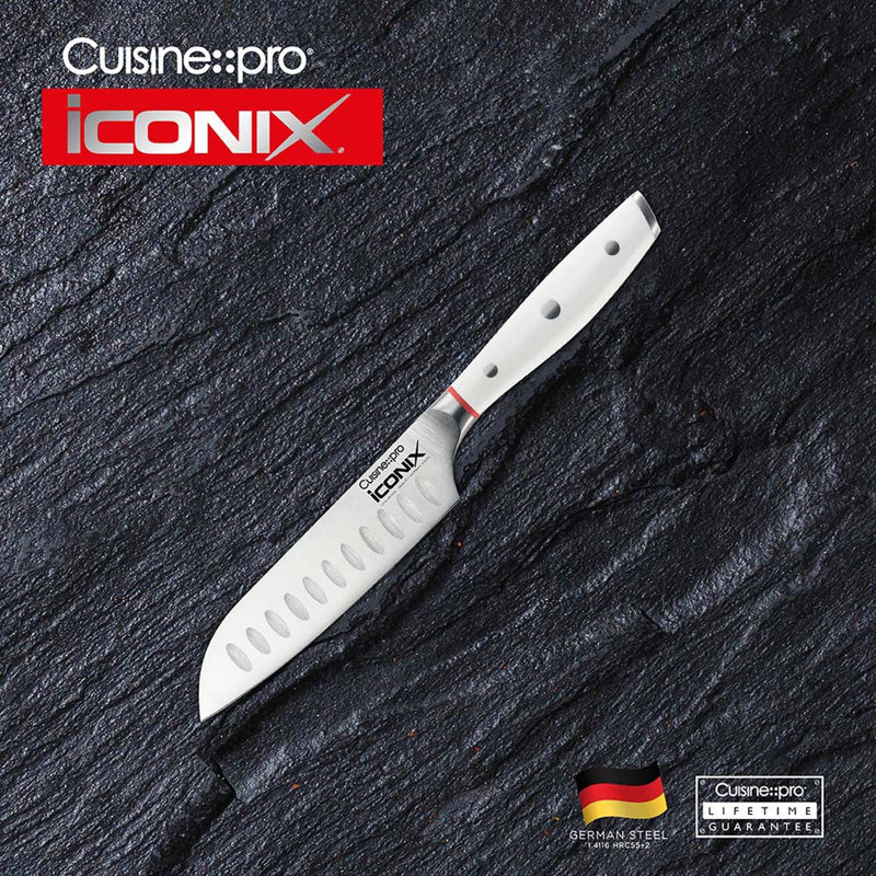 Cuisine::pro® iconiX® Santoku Knife 5" White