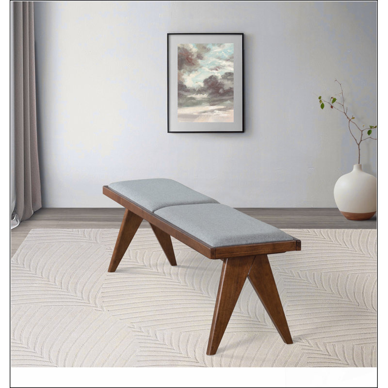 Keira Bench ( Fabric) Simple design, comfortable and durable, multi-functional bench